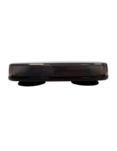 LED-Warnbalken 270×160 mm, R65/R10, Magnetbefestigung, 12/24V, 60 LED, IP67, Amber (Dark Edition)