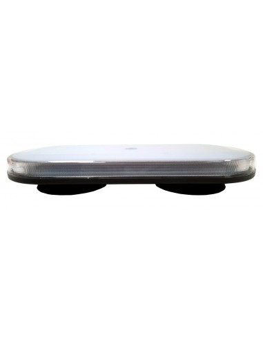 LED-Warnbalken 363×171 mm, R65/R10, Magnetbefestigung, 12/24V, 72 LED, IP67, Amber