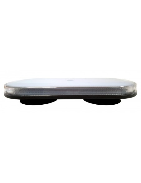 LED-Warnbalken 363×171 mm, R65/R10, Magnetbefestigung, 12/24V, 72 LED, IP67, Amber