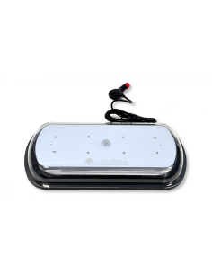 LED-Warnbalken 436×216 mm R65/R10 – 72 LED, Magnetbefestigung, 12/24V, IP67, Amber