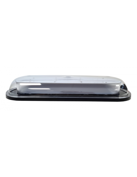 LED-Warnbalken 436×216 mm R65/R10 – 72 LED, Magnetbefestigung, 12/24V, IP67, Amber