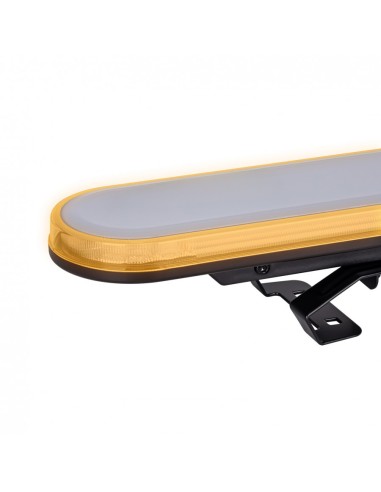 LED-Warnbalken 1200×100 mm R65/R10 – 204 LED, Schraubmontage, 12/24V, IP67, Amber
