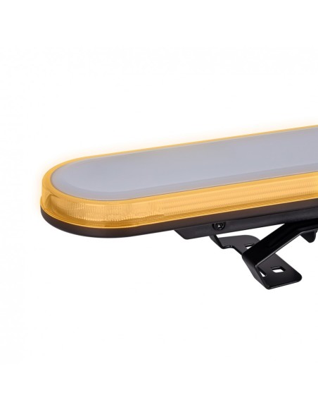 LED-Warnbalken 1200×100 mm R65/R10 – 204 LED, Schraubmontage, 12/24V, IP67, Amber