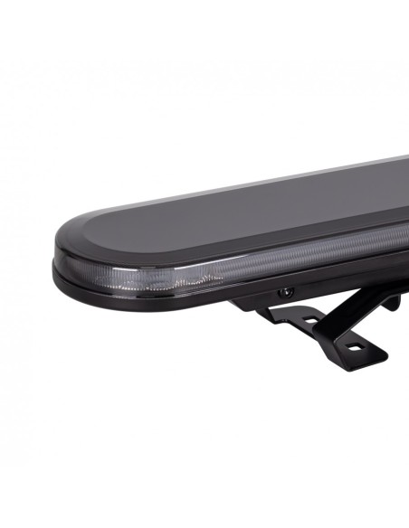 LED-Warnbalken 1200×100×45 mm R65/R10 – 204 LED, Schraubmontage, 12/24V, IP67, Dark Edition