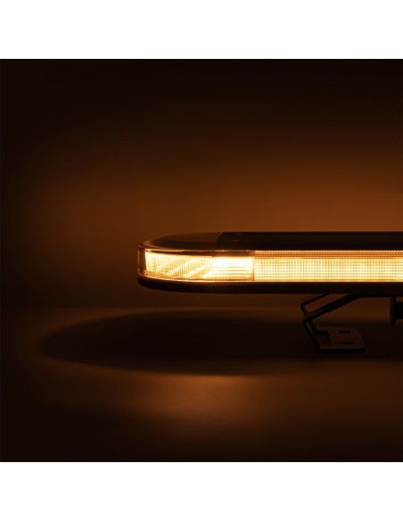 LED-Warnbalken 1512×120 mm R65 TA2 – 312 LED, 6 Warnmodi, Tag-/Nachtmodus, 12/24V, IP67, Amber