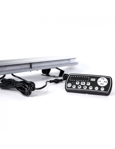 LED-Warnbalken 1512×120 mm R65 TA2 – 312 LED, 6 Warnmodi, Tag-/Nachtmodus, 12/24V, IP67, Amber