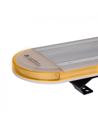 LED-Warnbalken 897×200 mm R65 TA2 – 204 LED, 6 Warnmodi, Tag-/Nachtmodus, 12/24V, IP66, Amber