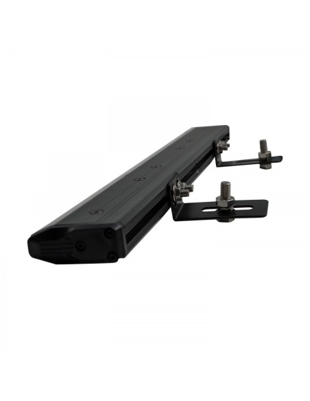 LED Warnbalken super slim 473×60×23 mm R10 R65, 12/24V, 36 LED, 3 Blitzmodi, IP67, Schraubmontage, Amber