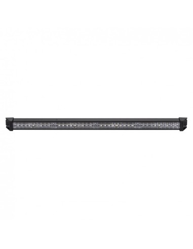 LED Warnbalken 628×35×77 mm R10 R65, 12/24V, 36 LED, 6 Blitzmodi, IP67, Schraubmontage, Amber