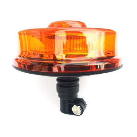 LED Rundumkennleuchte Warnleuchte Rundumlicht 12/24V Flex 48LED R65 Aufsteckrohr