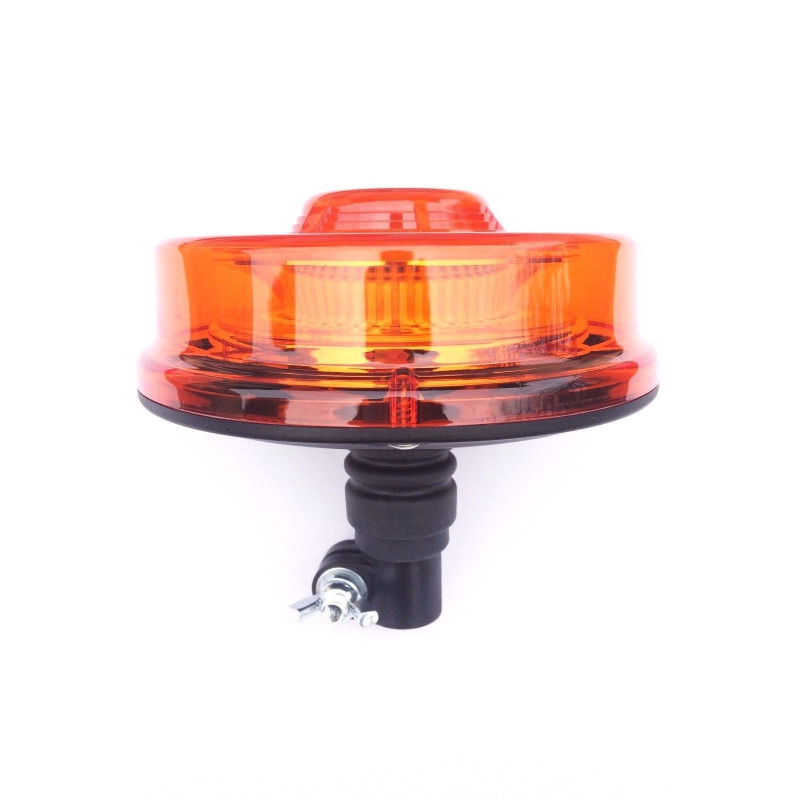 LED Rundumkennleuchte Warnleuchte Rundumlicht 12/24V Flex 48LED R65 Aufsteckrohr